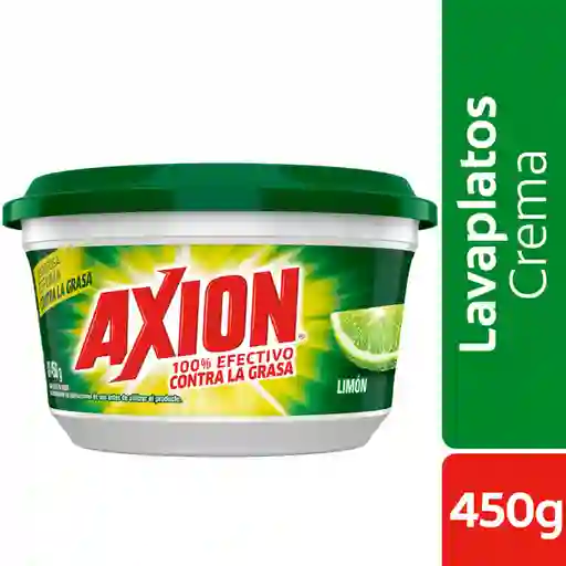 Lavaplatos en Crema Axion Limón 450g