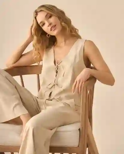 Camisa Crudo Danés Claro Talla XS 613G035 Esprit