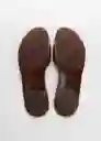 Sandalias Medusa Chocolate Talla 41 Mujer Mango