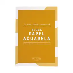 Block de Papel Acuarela Casaideas