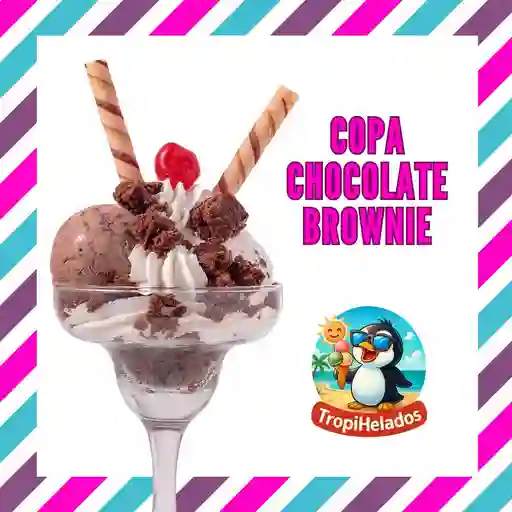 Copa browni chocolate