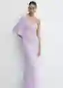 Vestido Amanecer-a Lila Talla S Mujer Mango