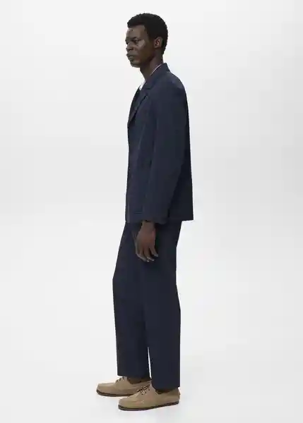 Pantalón Parioli Navy Talla 40 Hombre Mango