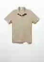 Camisa Polo Taga Khaki Talla XS Hombre Mango