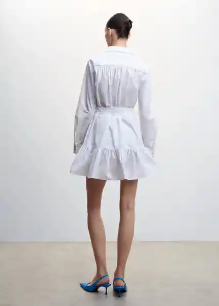 Vestido Naza-L Offwhite Talla L Mujer Mango