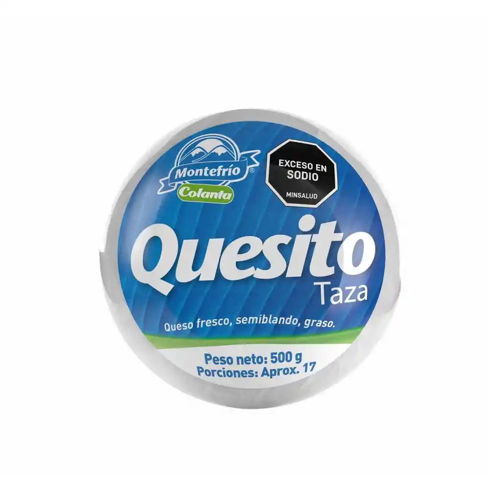 Queso Montefrio Fresco Semiblando Graso Taza (500 Gr)