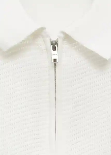 Camiseta Polo Canario Crudo Talla M Hombre Mango