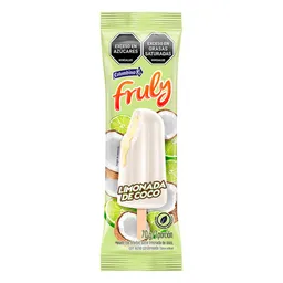Helado Paleta Fruly Limonada de Coco