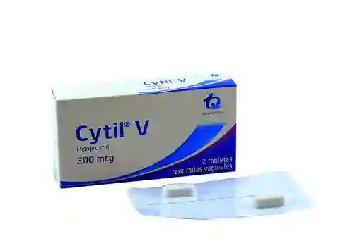 Cytil V Tabletas Vaginales (200 mcg)