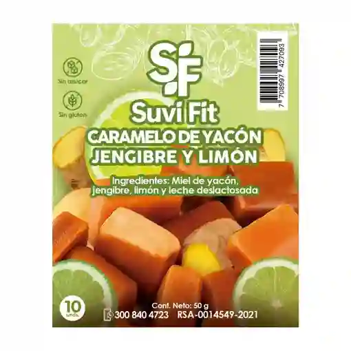 Caramelo de Yacon Jengibre Limon - Suvifit