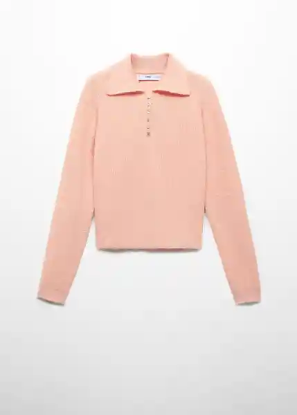 Saco Jersey Palau Rosa Pastel Talla XL Mujer Mango