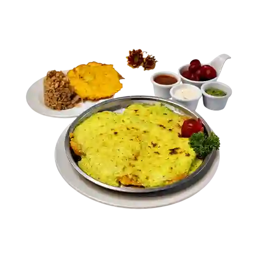 Salmón Al Ajillo Gratinado