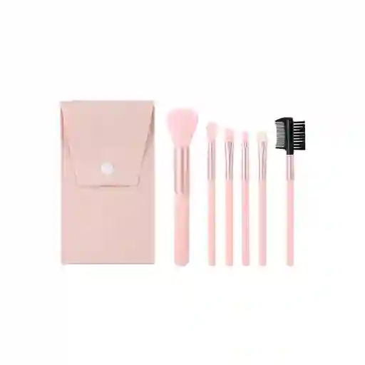 Juego de Brochas Para Maquillaje Portátiles Serie Miniso