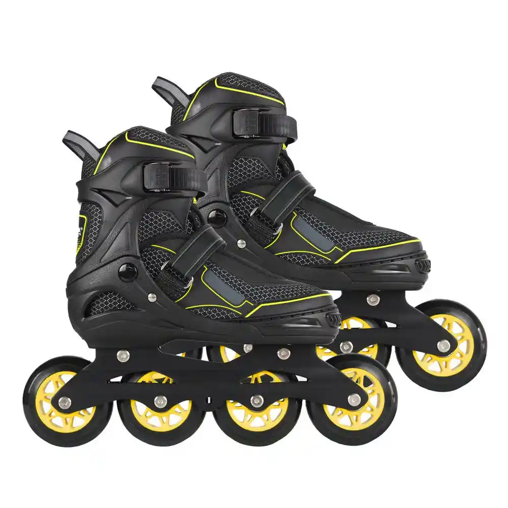 Qmax Patines Speed Pro Yellow/Negro Talla M PW220YM