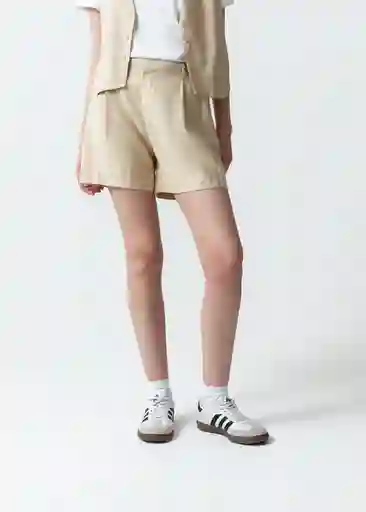 Short Caroline Beige Arido Claro Mujer Talla 8 559F303