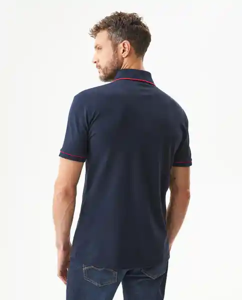 Camiseta Details Contrats Polo Azul Medianoche T L Chevignon