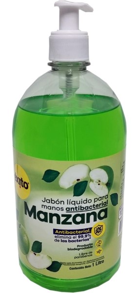 Jabon Liquido Manzana Antibact Éxito Marca Propia 1000 ml