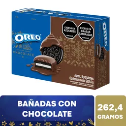 Galleta Doble Chocolate Crema Vainilla Oreo