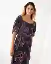 Vestido Morado Talla L 192524 491F007 Esprit