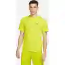 Nike Camiseta Df Uv Hyverse Ss Para Hombre Amarillo Talla S