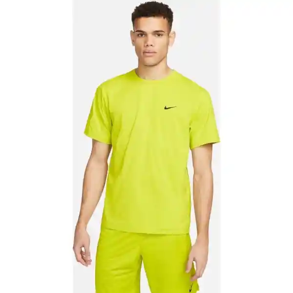 Nike Camiseta Df Uv Hyverse Ss Para Hombre Amarillo Talla S