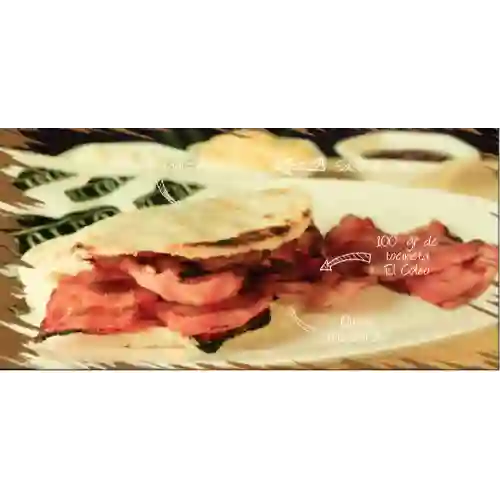 Arepa Bacon