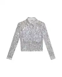 Blusa Animal Print Beige Caqui Medio Talla XL Chevignon