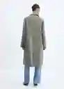 Abrigo Picarol Khaki Talla 18 Mujer Mango