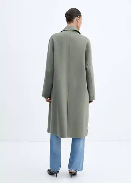 Abrigo Picarol Khaki Talla 18 Mujer Mango