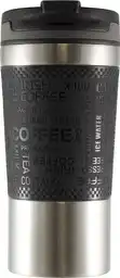 Thermos Mug Doble Pared 360 mL Negro Gris Brt-360Bk