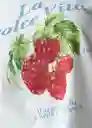 Camiseta Mujer Crudo Puro Claro Talla S 403G040 Naf Naf