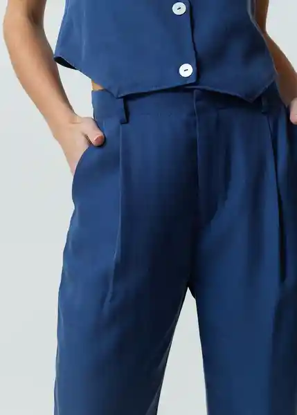 Pantalón Renata Azul Anochecer Ultra Oscuro T 4 532G304 Naf Naf