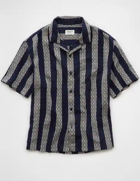 Camisa Hombre Azul Talla: LARGE 2854410 American Eagle
