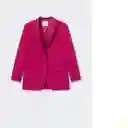 Americana Tina Fucsia Talla Xs Mujer Mango