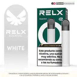 Relx Vapeador Dispositivo Recargable Essential Blanco