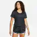 Nike Camiseta W Df Swoosh Aop Crop Negro T. M Ref: FB4681-010