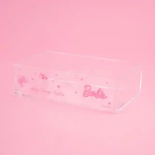 Caja de Almacenamiento Transparente Apilable Barbie Miniso