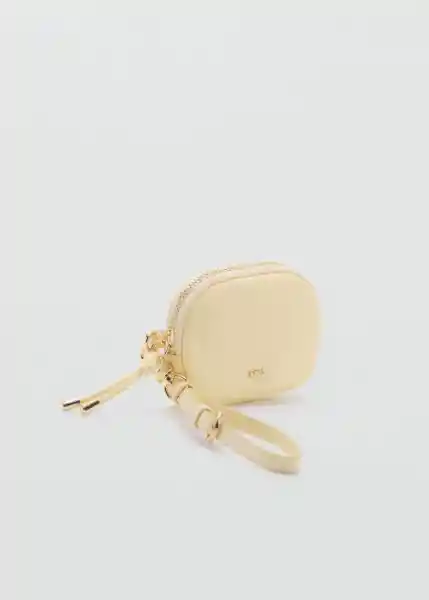 Monedero P Sorbete Amarillo Pastel Talla 99 Mujer Mango