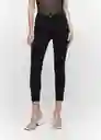 Jean Isa Tejano Negro Talla 42 Mujer Mango