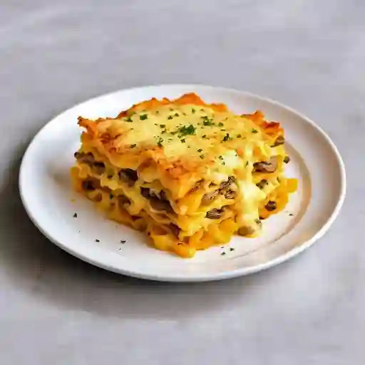 Lasagna Camaron y Champiñones