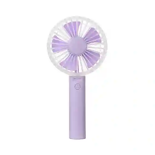 Ventilador de Mano Plegable Miniso 1200 Mah Candy Morado Miniso