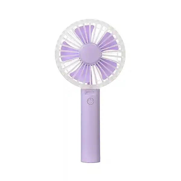 Ventilador de Mano Plegable Miniso 1200 Mah Candy Morado Miniso