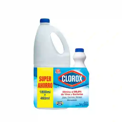 Clorox Pack Blanqueador Regular
