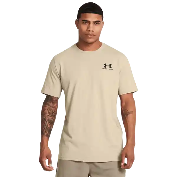 Under Armour Camiseta Sportstyle Para Hombre Cafe Talla SM