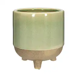 Maceta de Patas Con Diseño de Cerámica Casaideas