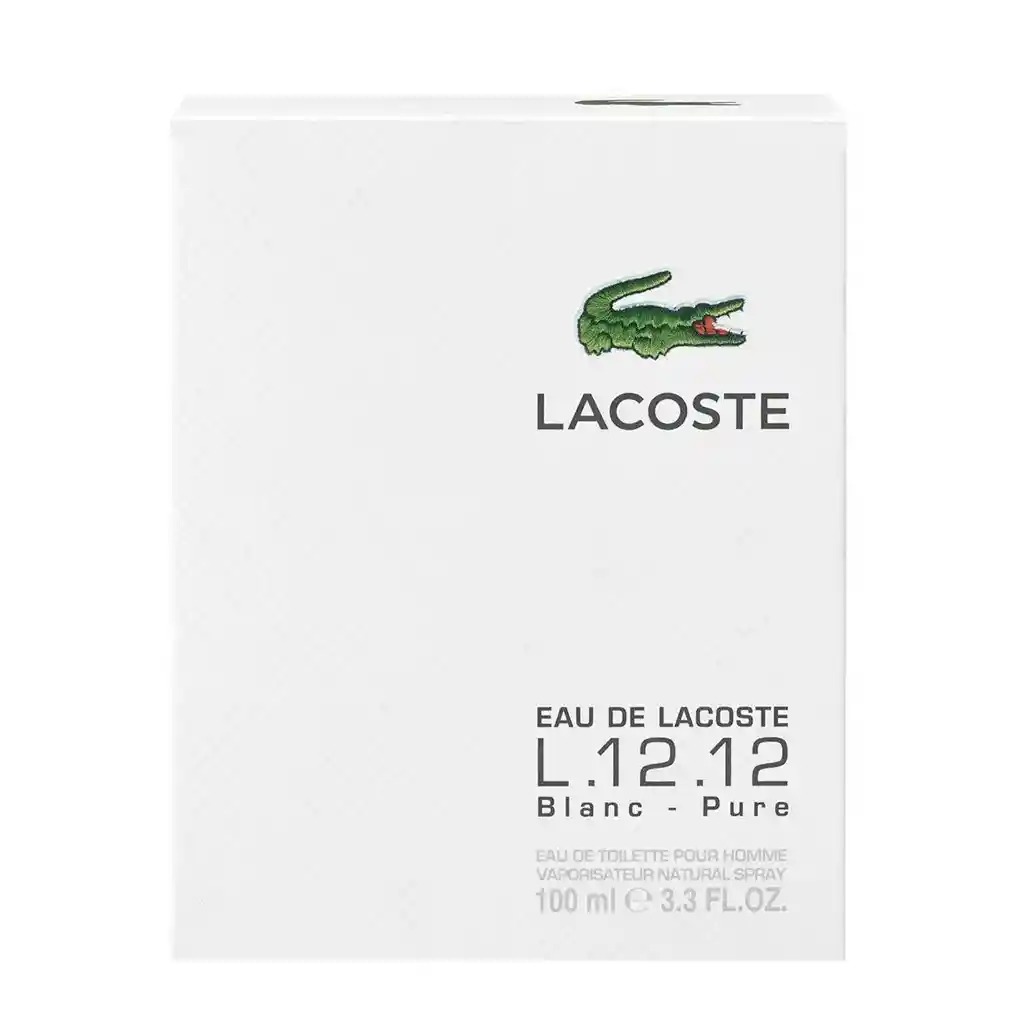 Lacoste Eau De L.12.12 Blanc Edt