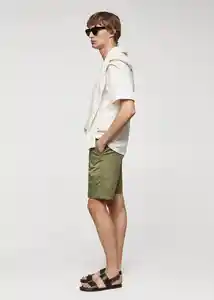 Bermuda Gracia-H Khaki Talla 38 Hombre Mango