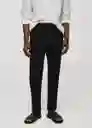 Pantalón Datura Negro Talla 40 Hombre Mango