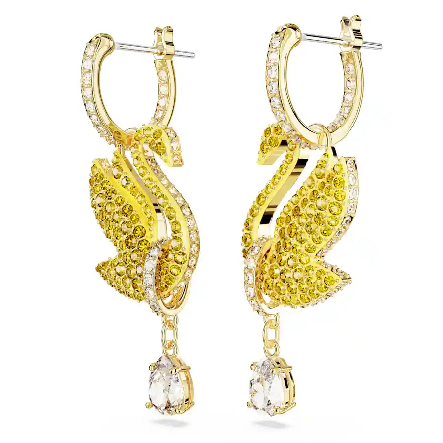 Aretes Iconic Swan Amarillo 5647543 Swarovski