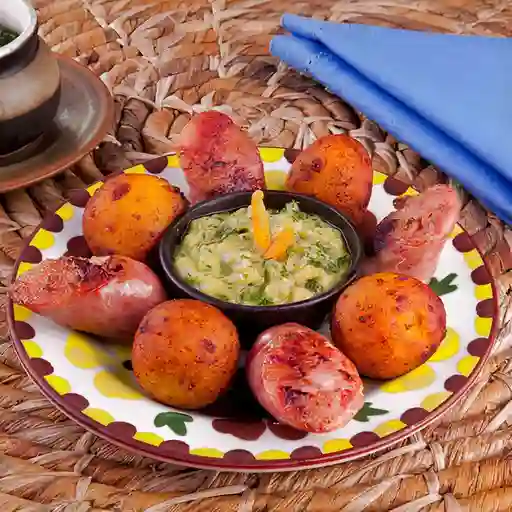 Bolitas de Maduro y Chorizo